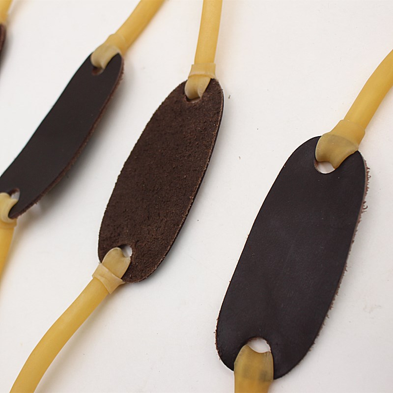 6*9粗管乳胶皮筋 纯手工制作纤维皮兜皮筋组 素色弹弓皮筋