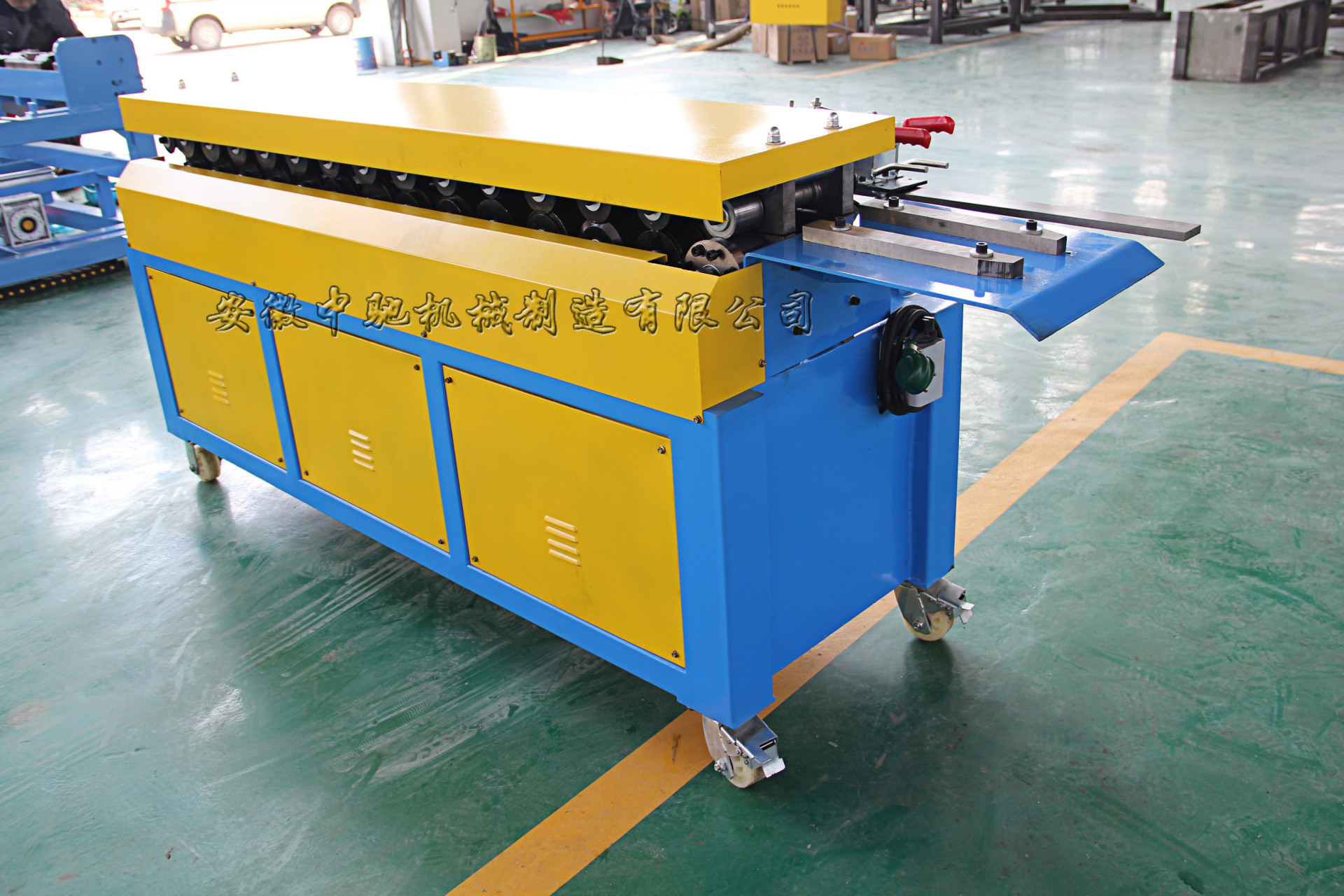 【中驰】共板法兰机 高速共板法兰成型机 双机联动共板法兰机