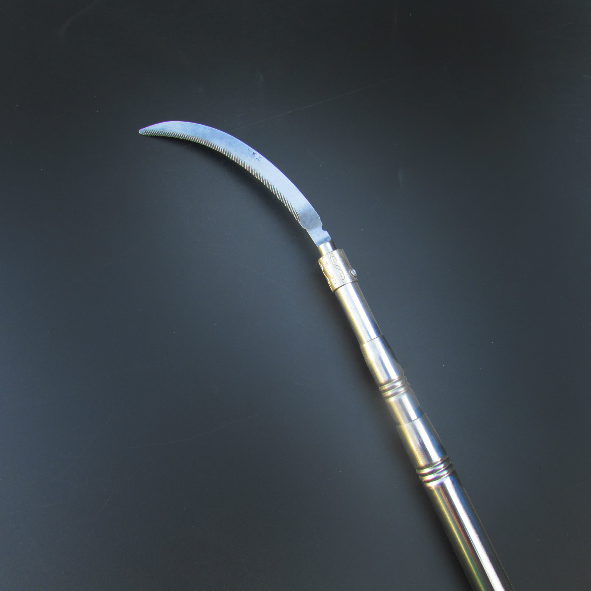 渔具批发水草镰刀 除草弯刀割草刀钓鱼除草用镰刀头