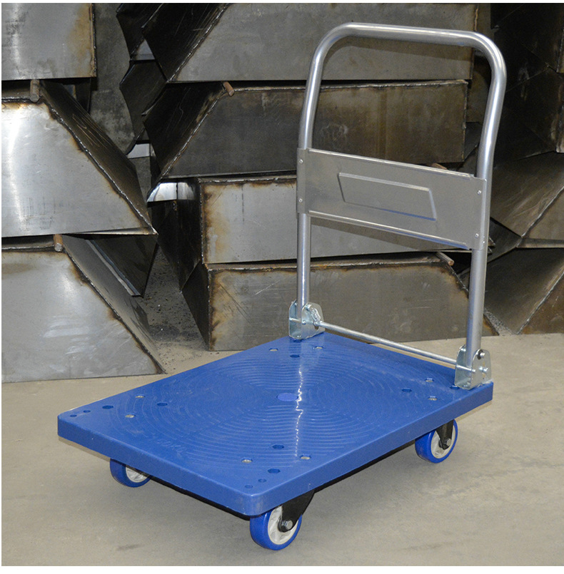 轻便可折叠特价手推车 搬运拖车 拉货工具平板车 静音拉车推车