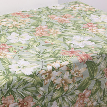 厂家直销 清新自然涤棉数码印花帆布 沙发套桌布窗帘面料 可订货