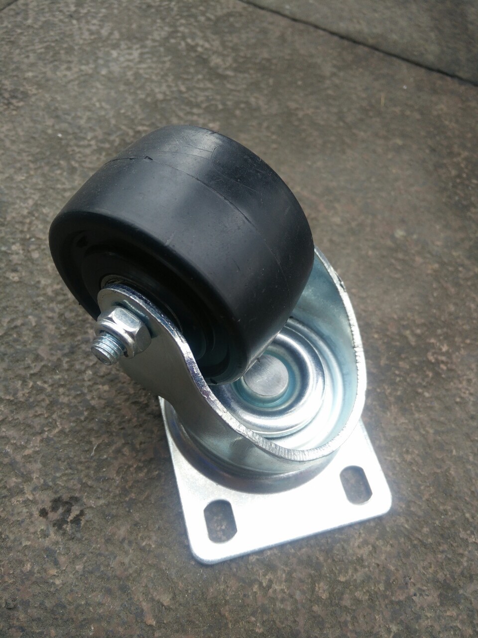 3寸牛仔脚轮批发 低重心尼龙东莞脚轮 双轴承万向机器脚轮