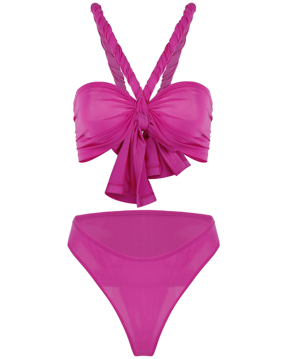 sng2017年外贸新款欧美性感比基尼女装交叉绑带游泳衣多种穿法