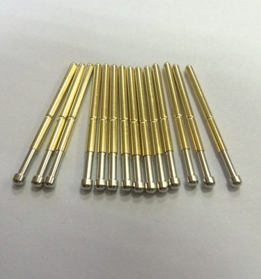 4测试顶针 导电弹簧针 p125-d pa125-d 大圆头镀镍