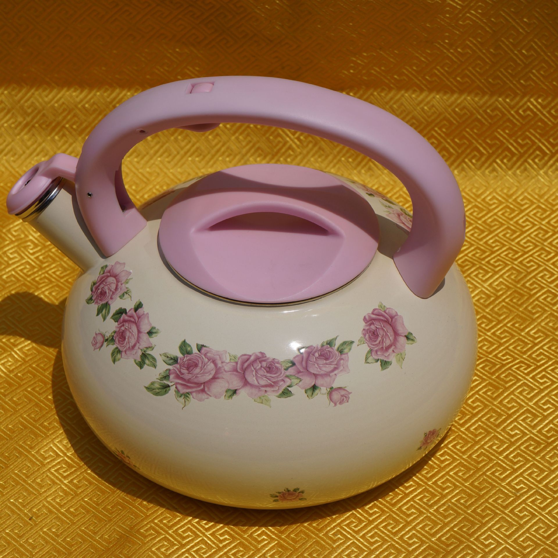 加厚珐琅搪瓷壶鸣笛烧水壶 燃气煤气日常电磁炉响水壶茶水壶定制