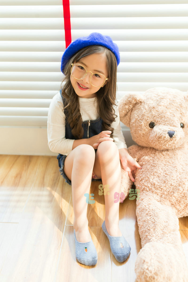 宝宝地板袜子儿童船袜防滑秋冬精梳棉隐形船袜毛圈加厚袜子3-10岁