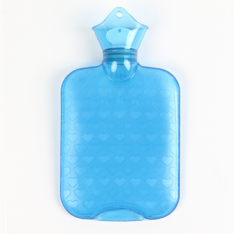 Large Size Not Silicone Rubber Water Filling Hot Water Bag Plastic PVC Hot Water Bag Water Injection Hot Water Bottle One-Piece Delivery