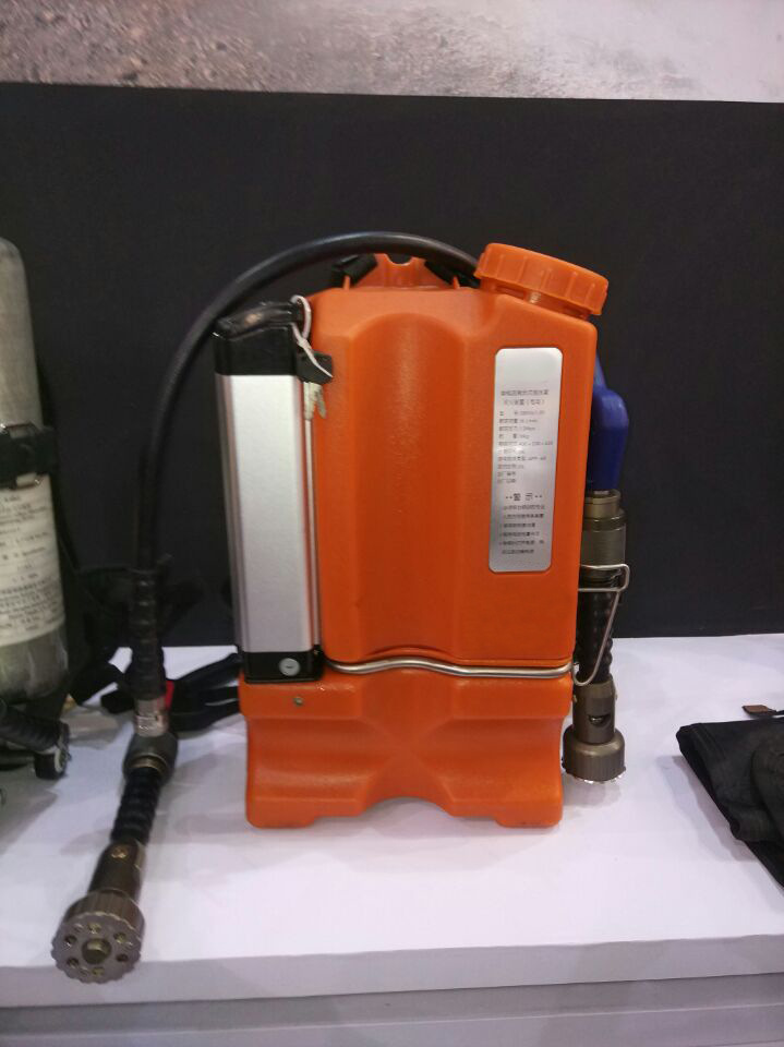 电动单相流背负式细水雾灭火装置