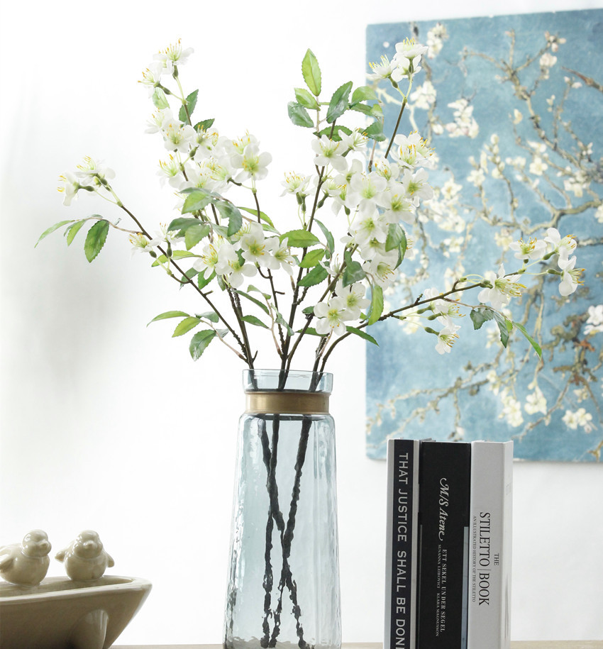 仿真花苹果花 假花樱花 飘逸美丽花朵 家居装饰婚庆摄影