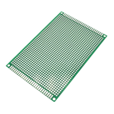 双面镀锡万能板 8*12cm 实验板 面包板 孔距2.54mm 厚度1.6mm