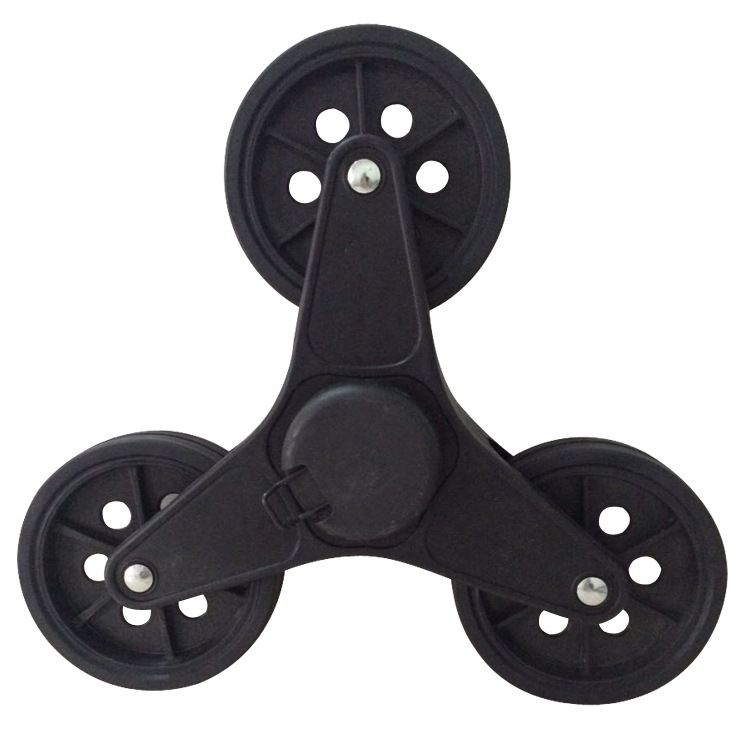 超市购物车拉杆车拉杆买菜车行李车童车爬楼梯三角水晶轮pu轮批发