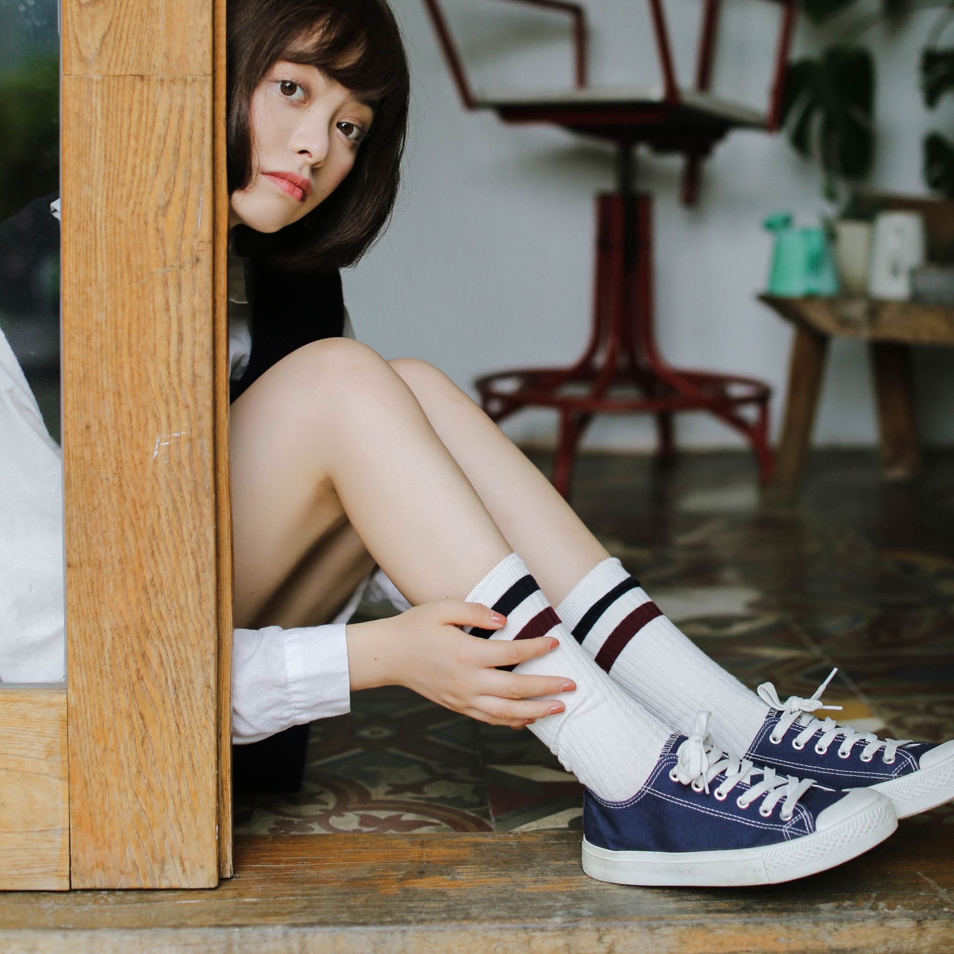 日系森女风秋冬装