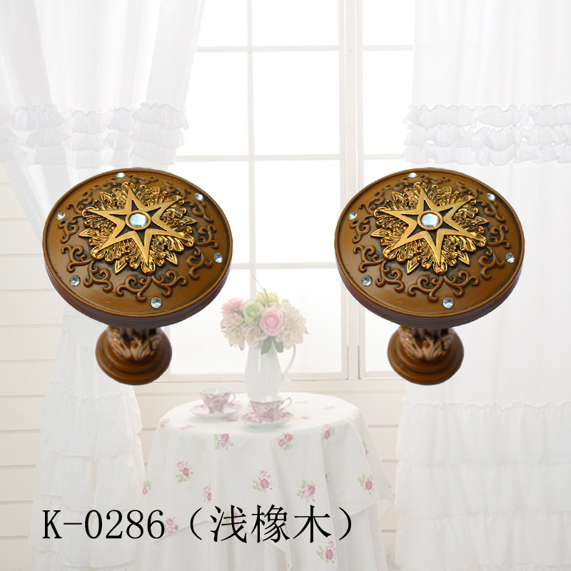 窗饰配件厂家订货欧式窗帘轨道 窗帘挂钩 树脂挂钩K0284墙钩壁钩