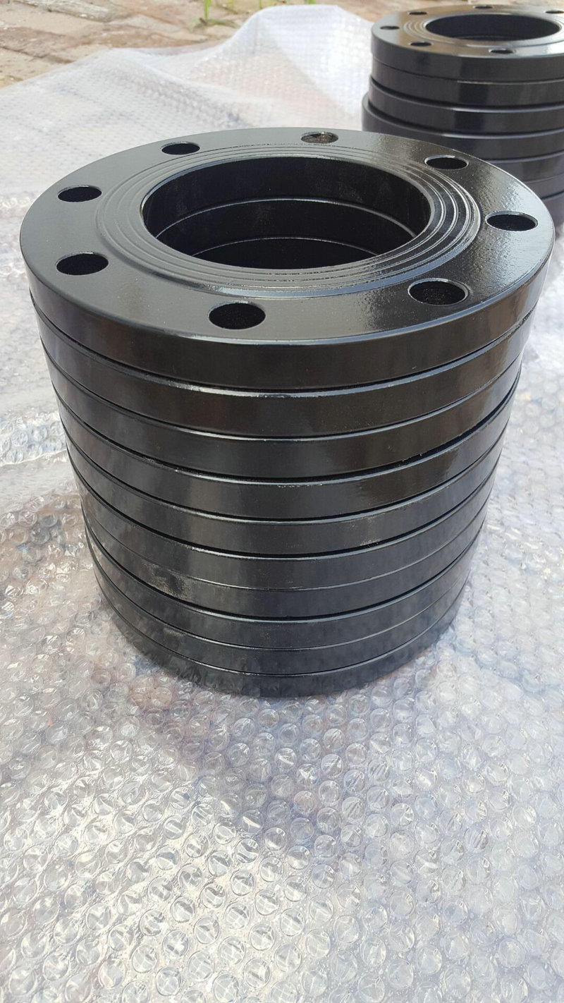 喷塑法兰 喷塑钢防腐法兰片 pe法兰钢片