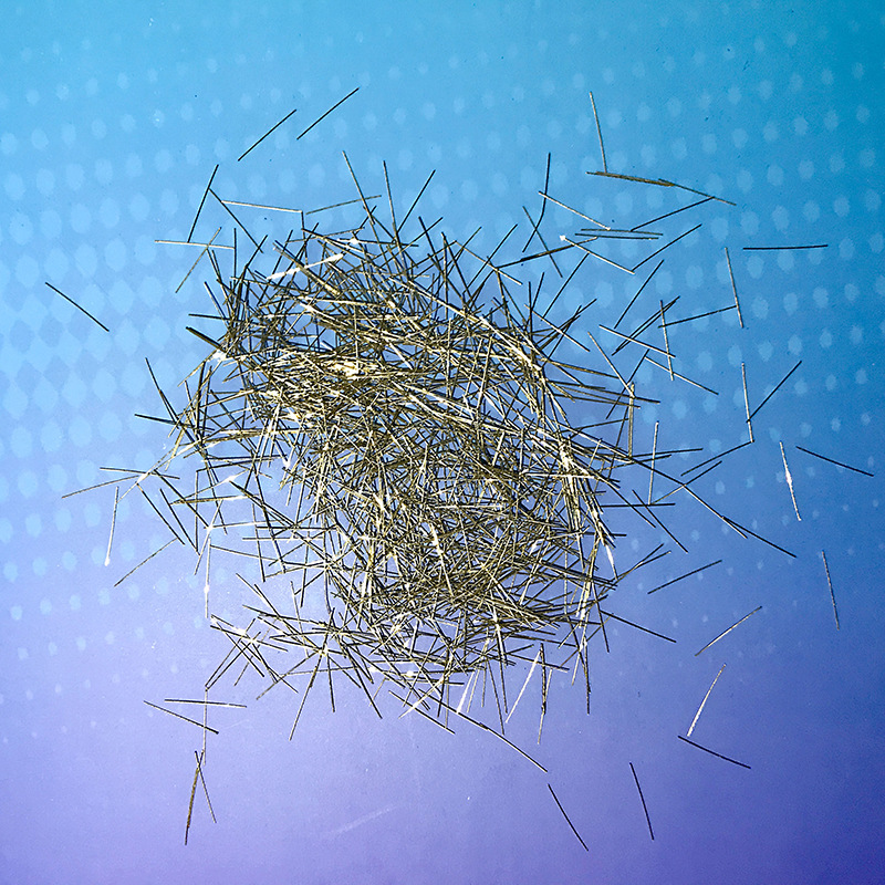 uhpc高性能混凝土钢纤维 高抗拉强度镀铜微丝钢纤维厂家