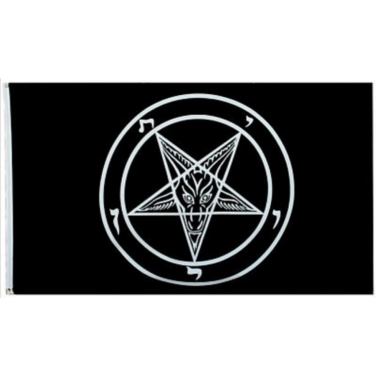 90*150cm 山羊头 旗 baphomet flag 速卖通 ebay 亚马逊 wish