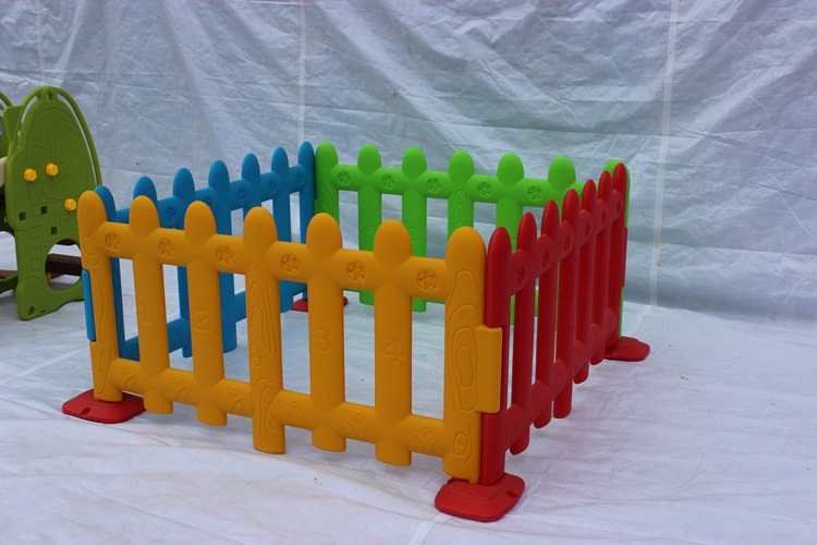 批发幼儿园户外彩色围栏塑料小栅栏儿童防护栏淘气堡围栏