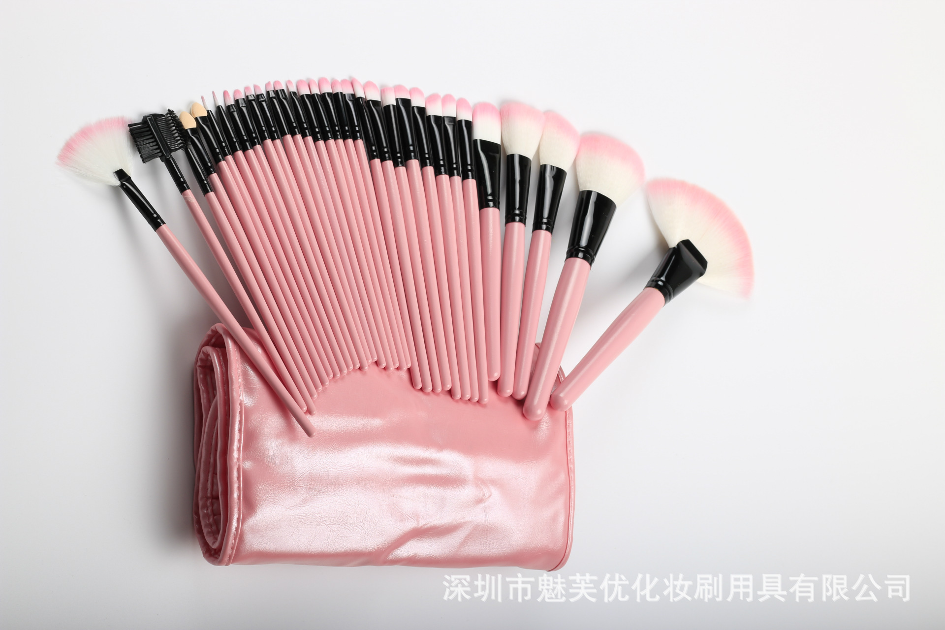 热销款32支支化妆刷套装木柄化妆刷专业美妆化妆工具厂家直销