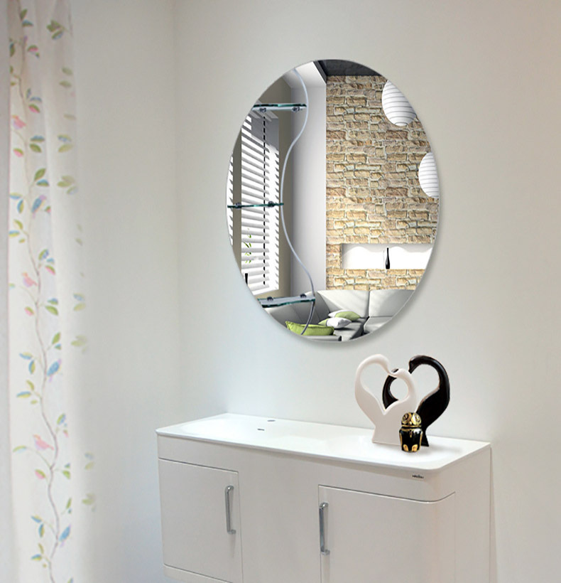 广东银镜玻璃加工厂专业供应卫生间玻璃镜子可按需求定制加工镜子