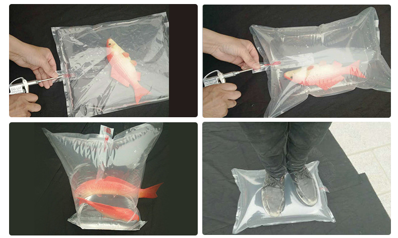 装活鱼袋子加厚观赏鱼包装运输袋氧气袋大小号水族打包袋量大从优