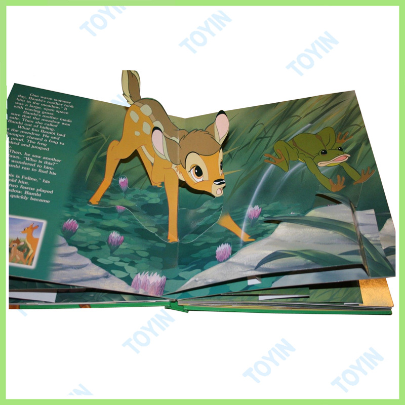 设计印刷儿童立体书 儿童画册 会站起来活动益智儿童书