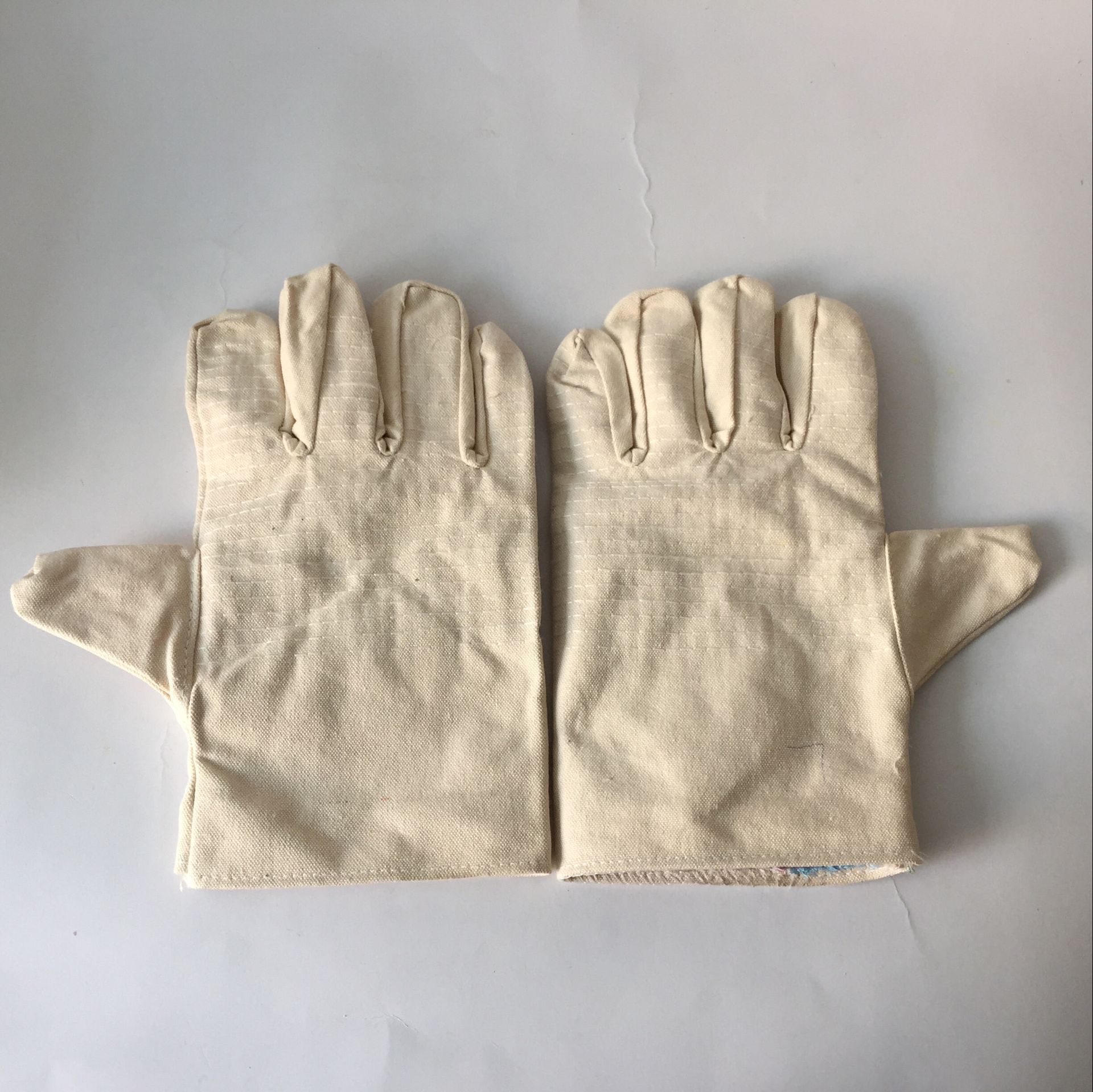 双层帆布手套 加密32道线 布手套 耐磨搬运工用