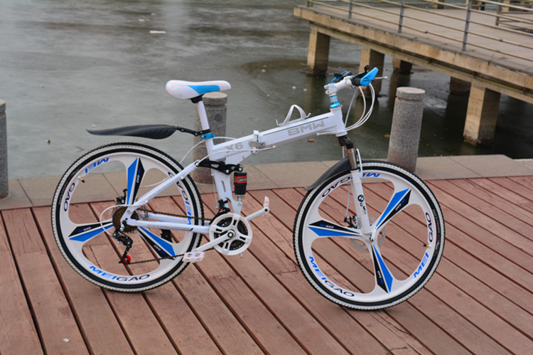 厂家直销宝马x6山地车21速24速27速山地自行车双碟刹学生促销单车