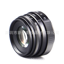 批发 新艺 微单相机镜头C口 CCTV Mini 25mm F1.8 mkii 黑/银