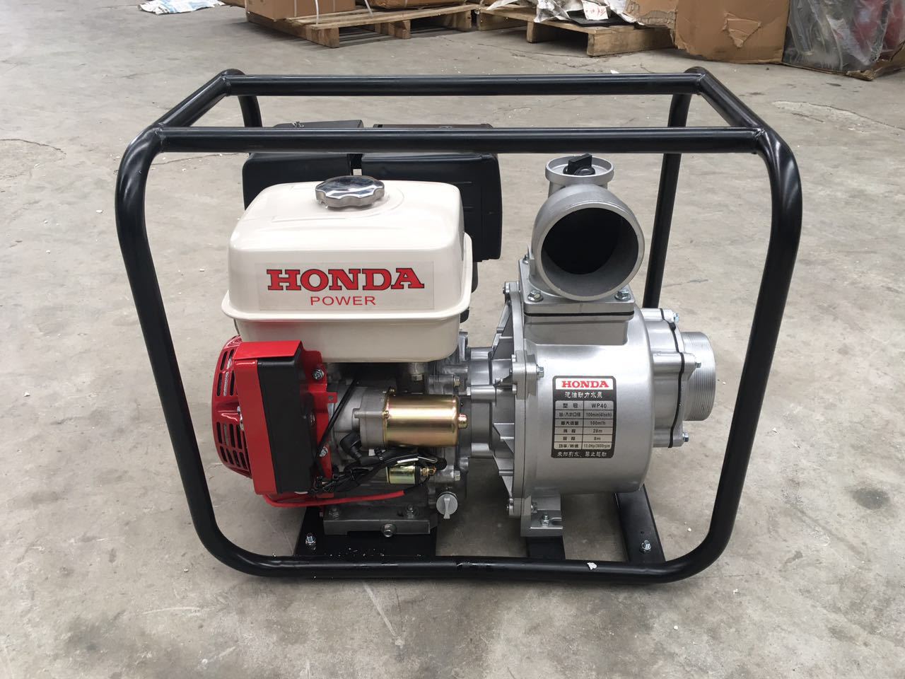 【货到付款】本田动力4寸汽油水泵 可移动 可电启动 厂家直供水泵