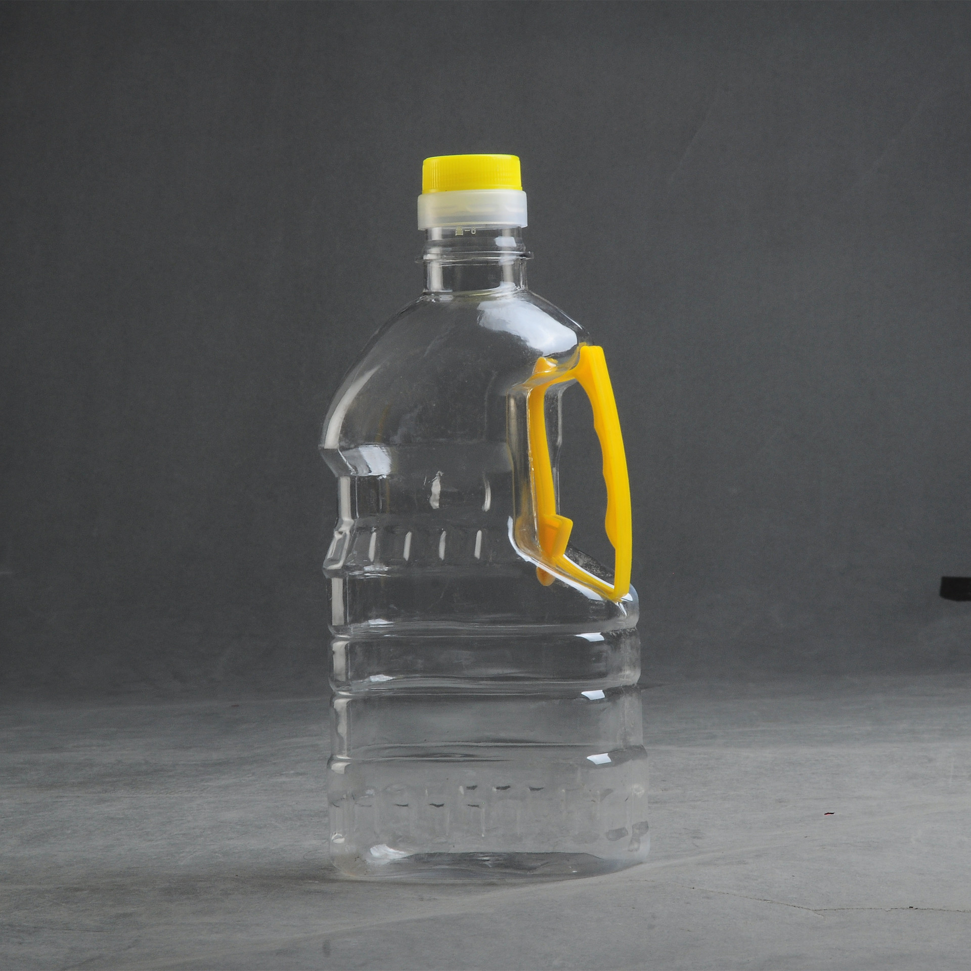 厂家生产 扁方塑料瓶1000ml 色拉pet油瓶 塑料透明油壶