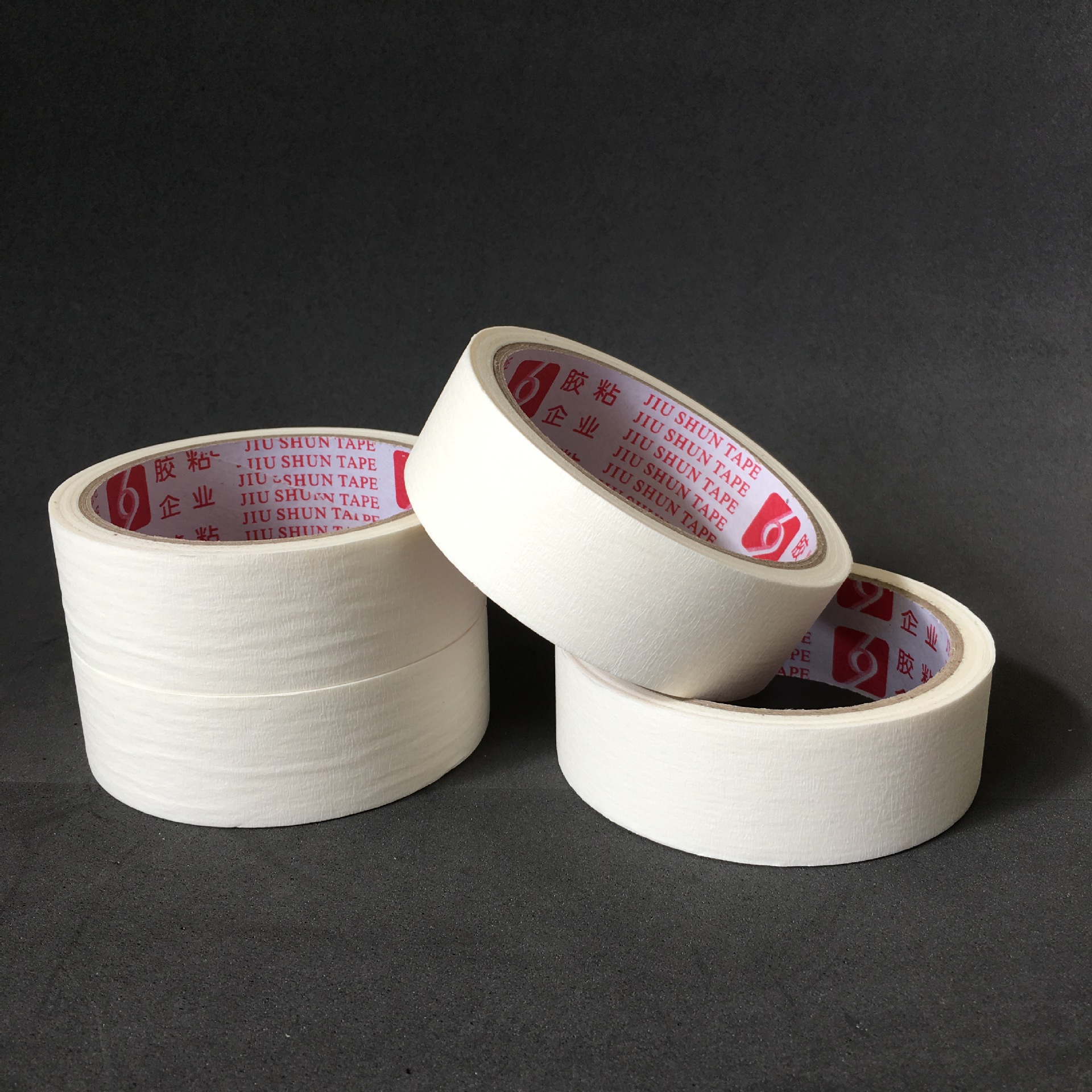 硅胶美纹纸胶带母卷汽车装潢美纹纸高温烤漆印刷贴板工业产品胶带