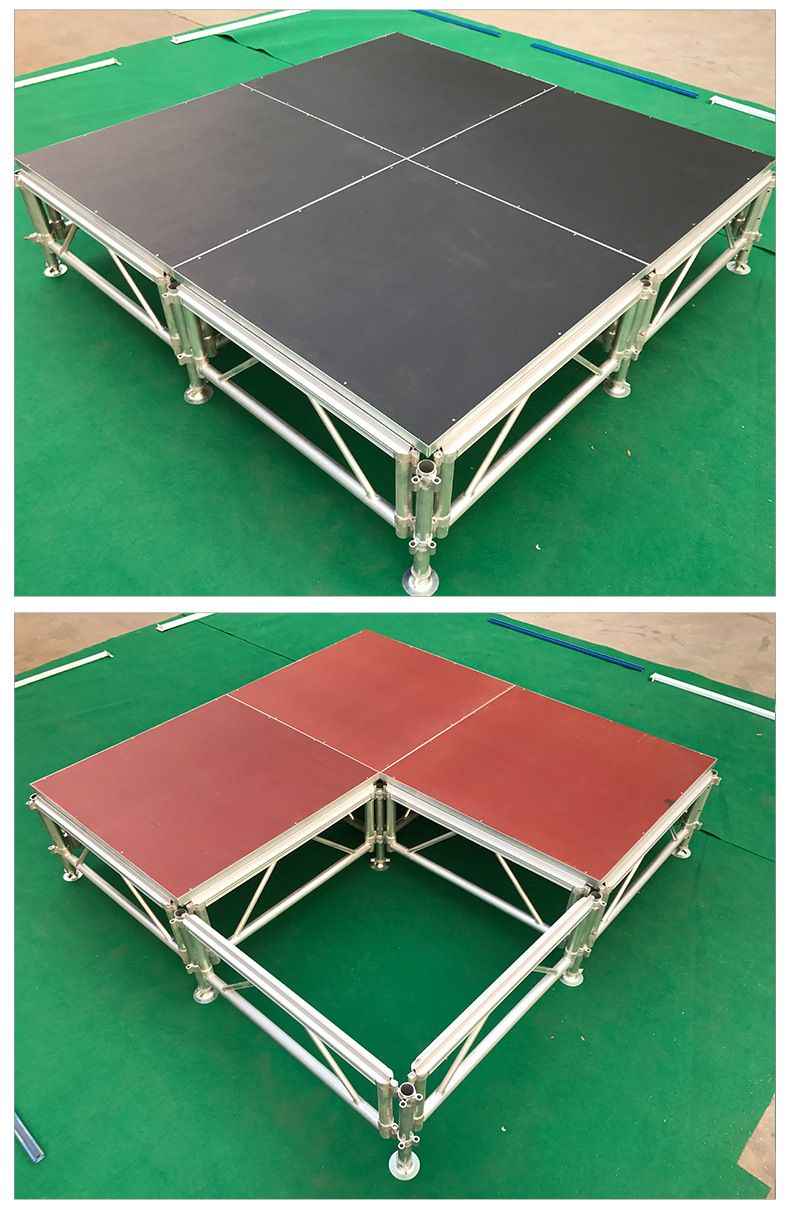 婚庆活动金属拼装舞台架厂家批发户外活动铝合金拼装升降舞台架