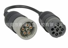 德驰 Deutsch SAE J1939 9P to 6P Heavy duty cable 重型电缆