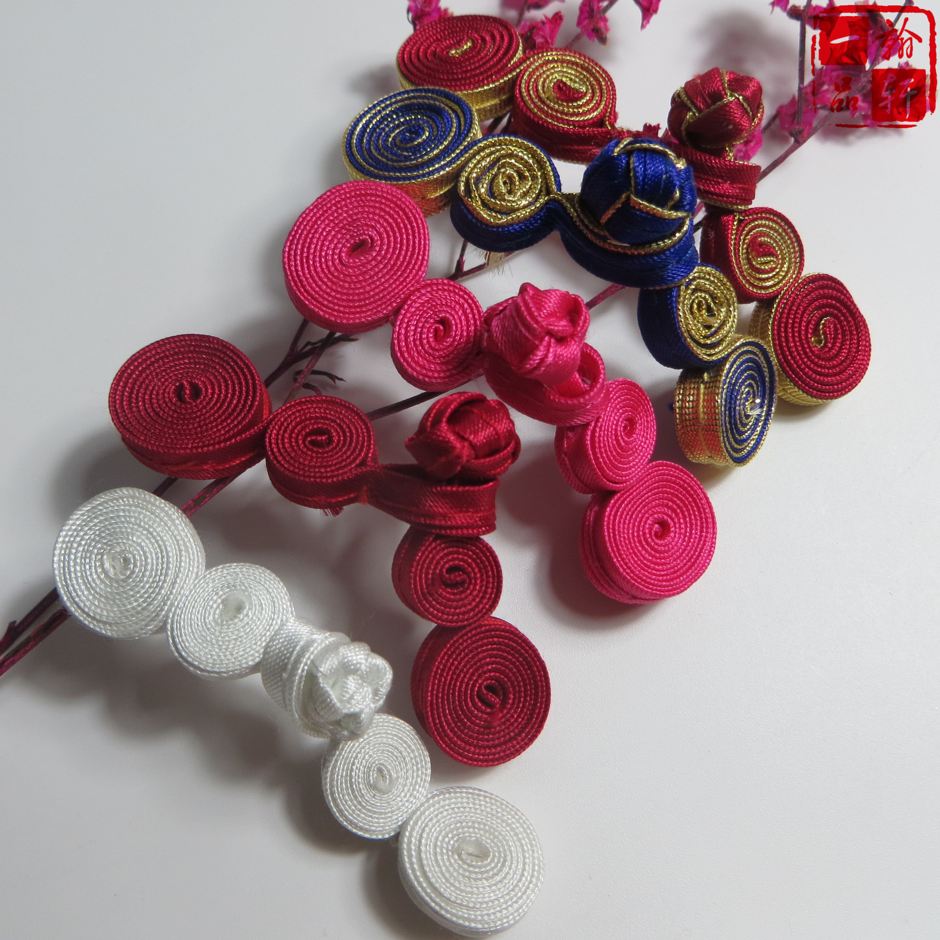 二轮葫芦手工旗袍扣中式手缝盘扣 儿童唐装两轮布扣衣扣装饰