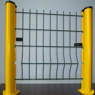 尚赛gh-02型【厂区桃形柱护栏立柱浸塑镀锌