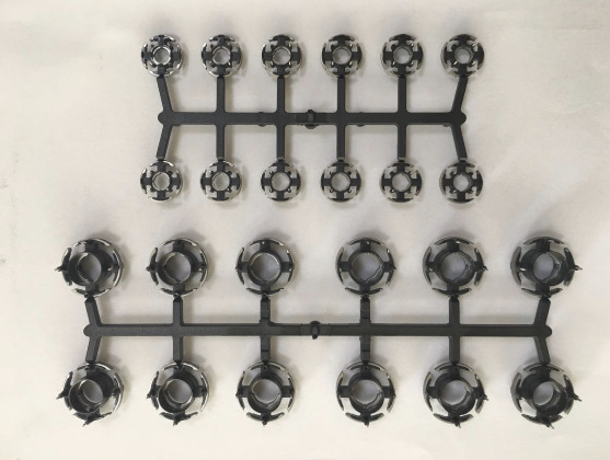 迷你风扇24矽钢片直流无刷电机30矽钢片铁芯包塑线架42矽钢片