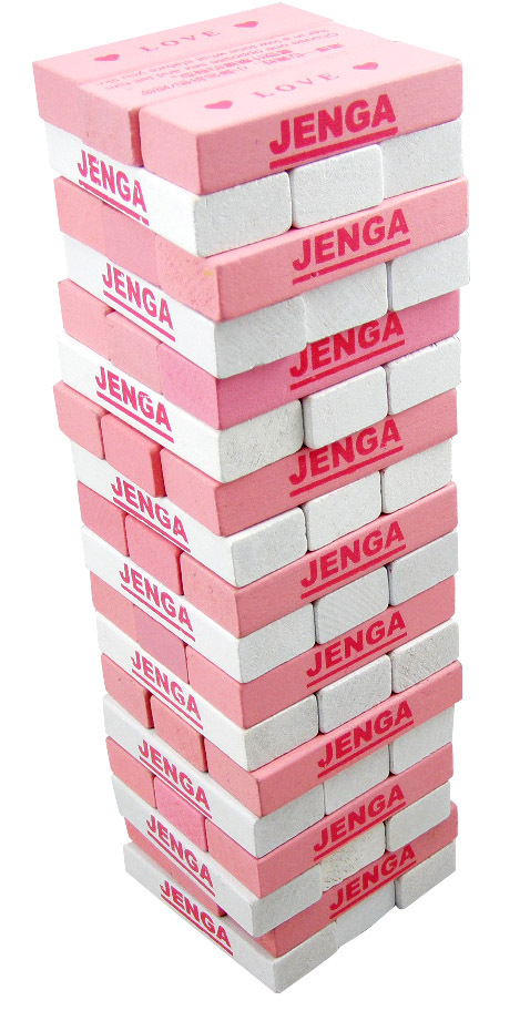 批发聚会桌面问答游戏爱情层层叠积木情侣恋爱叠叠乐搭搭乐桌游