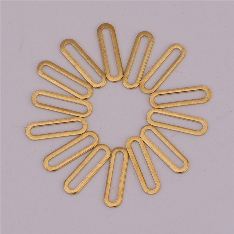 3mm几何图形耳饰挂件椭圆形耳环吊坠电镀