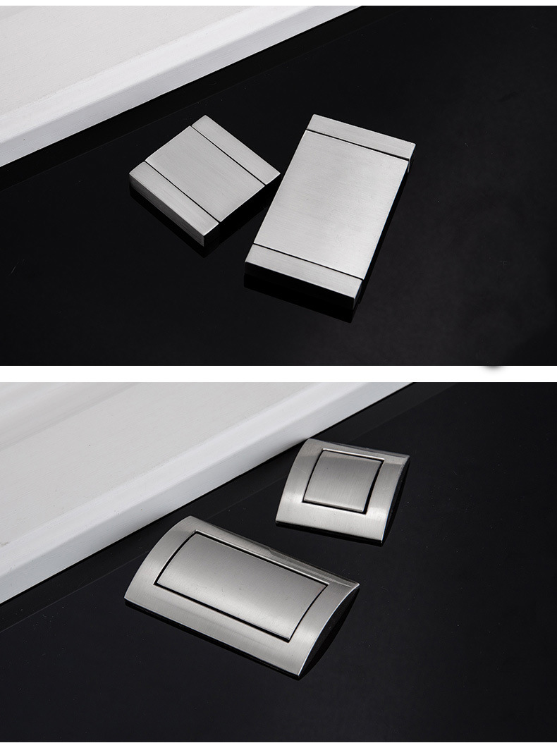 榻榻米隐形拉手 暗装柜门隐形内嵌式把手 现代简约抽屉嵌入式拉手