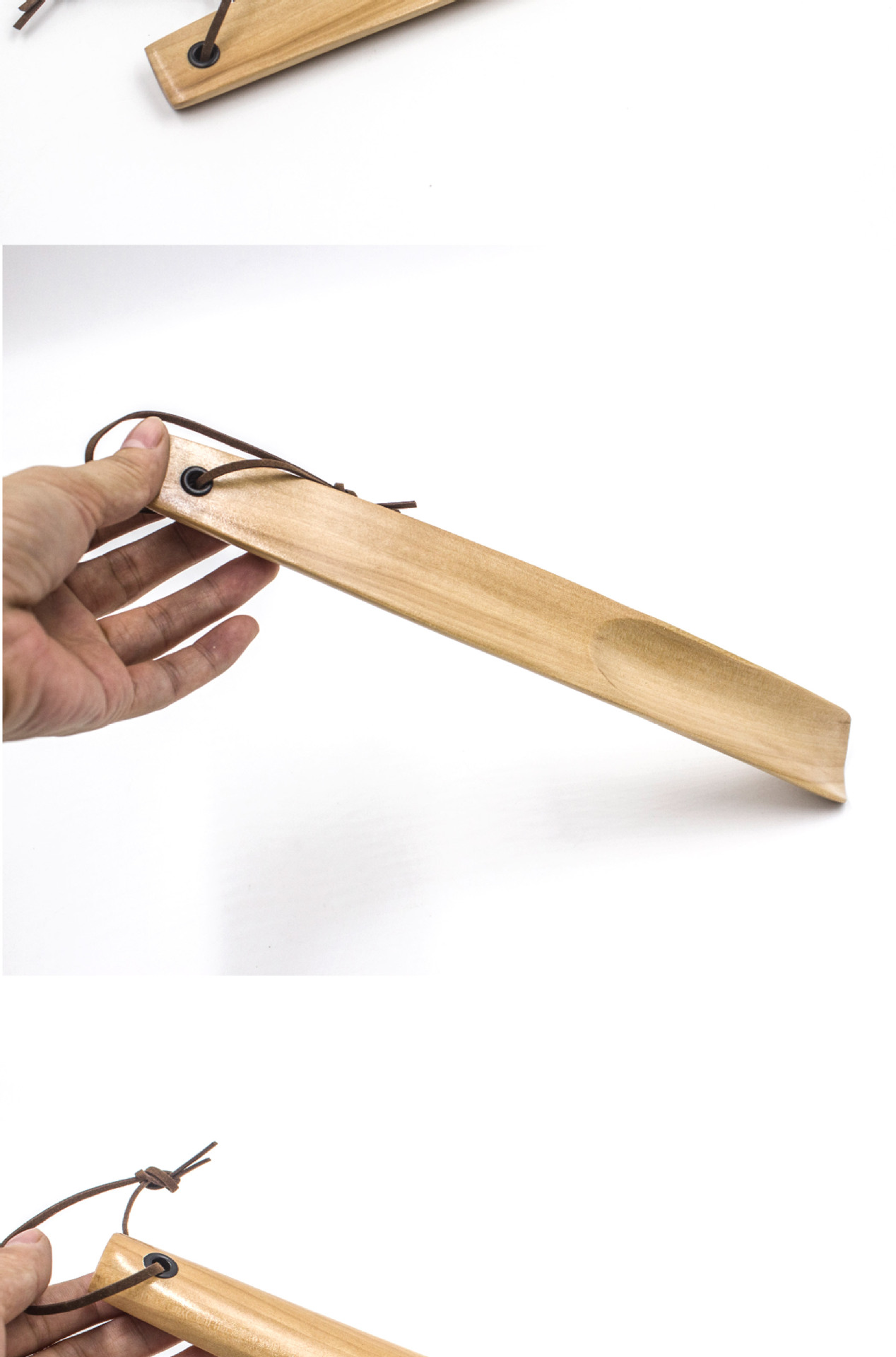 原木鞋拔子实木制鞋拔穿鞋器长26cm提鞋器鞋抽木质鞋拔厂家批发