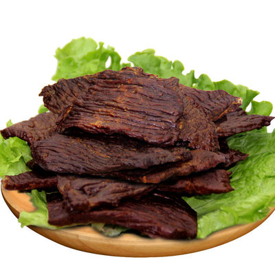 厂家直销内蒙古特产察哈尔王超干牛肉大片手撕风干牛肉干肉脯散装