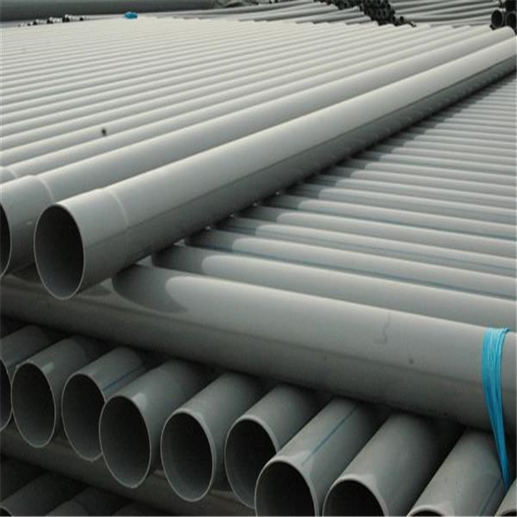 供应防腐upvc灰色管 75口径 农田灌溉管 pvc给水塑料管批发