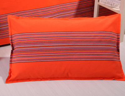 老粗布枕套单人枕头套吸汗防螨枕芯套学生枕套成人枕头套