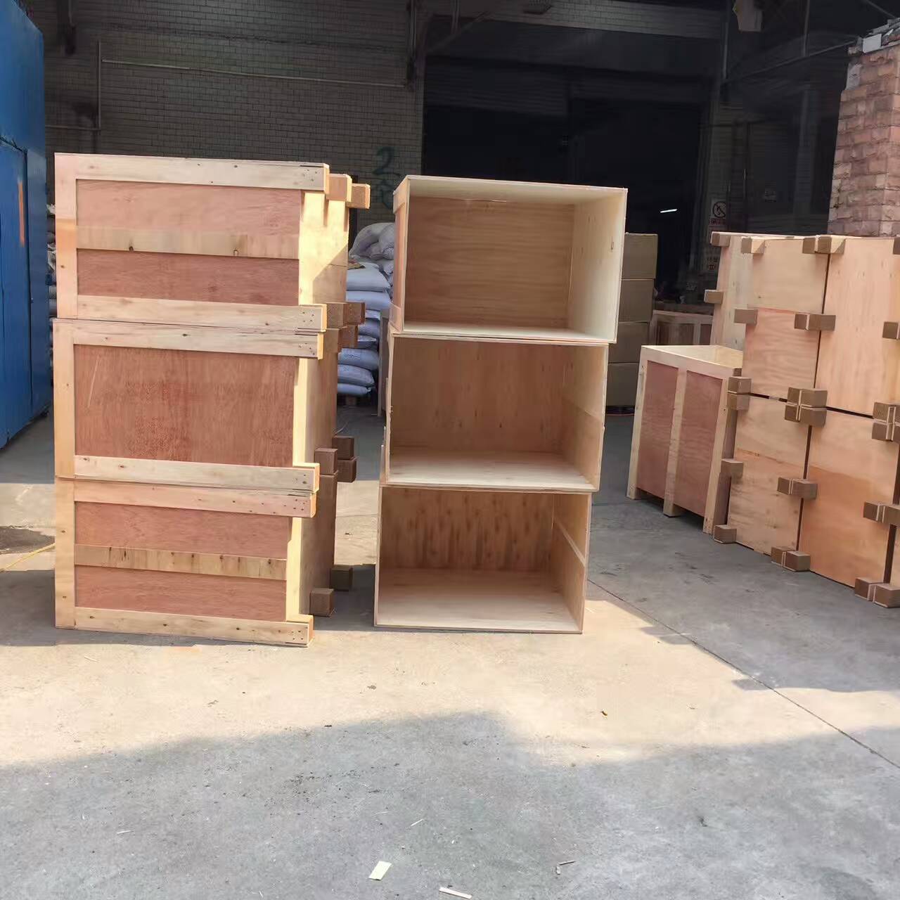 厂家出口包装胶合板木箱加工多层板免熏蒸木箱出口包装木箱定做