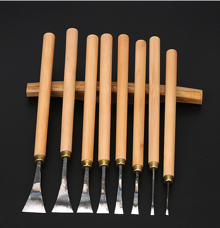 修光平刀 手工雕刻刀 东阳木刻刀 修光刀 根雕木工雕刻工具已开刃