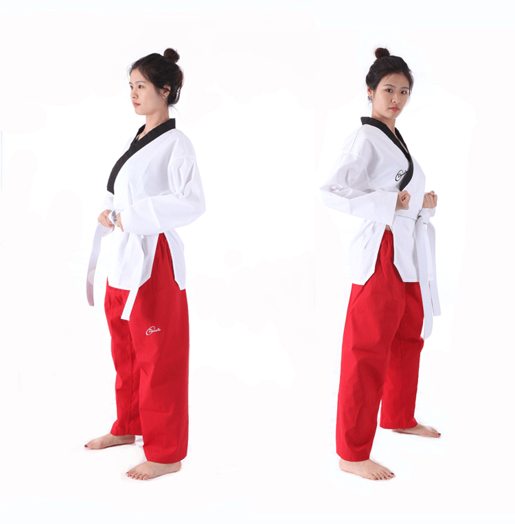 卓奥品势服跆拳道道服成人儿童男女跆拳道训练服表演服品势服教练