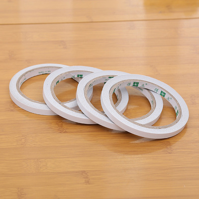 批发 学生双面胶白色双面胶强力薄胶带双面胶带文具配货