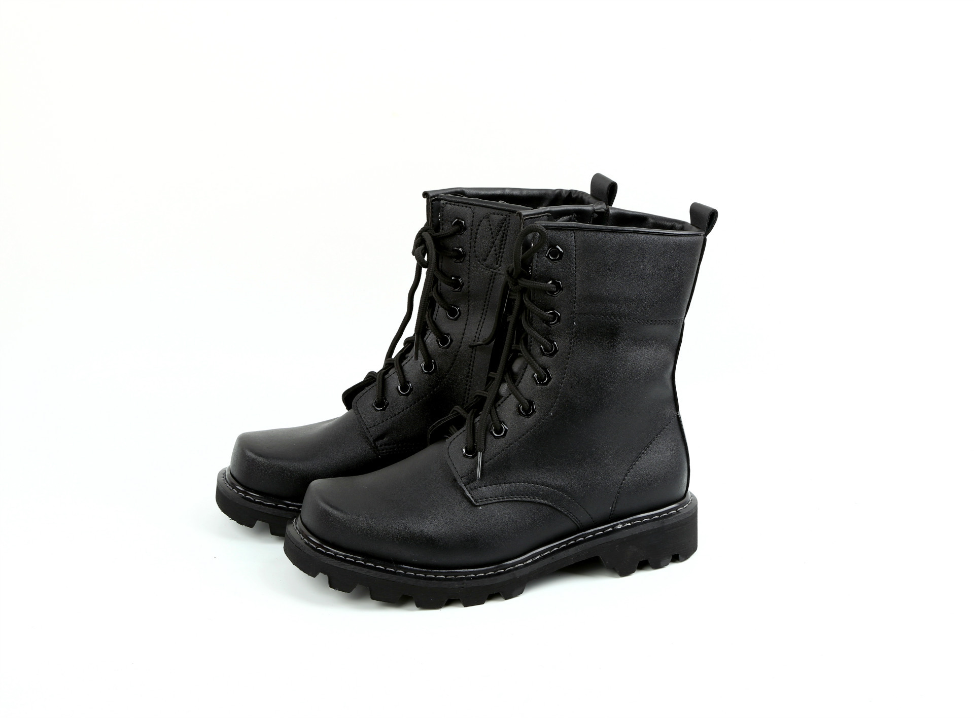 正品钢头军靴特种兵高帮作战靴男防爆透气马丁靴军勾鞋陆战羊毛靴