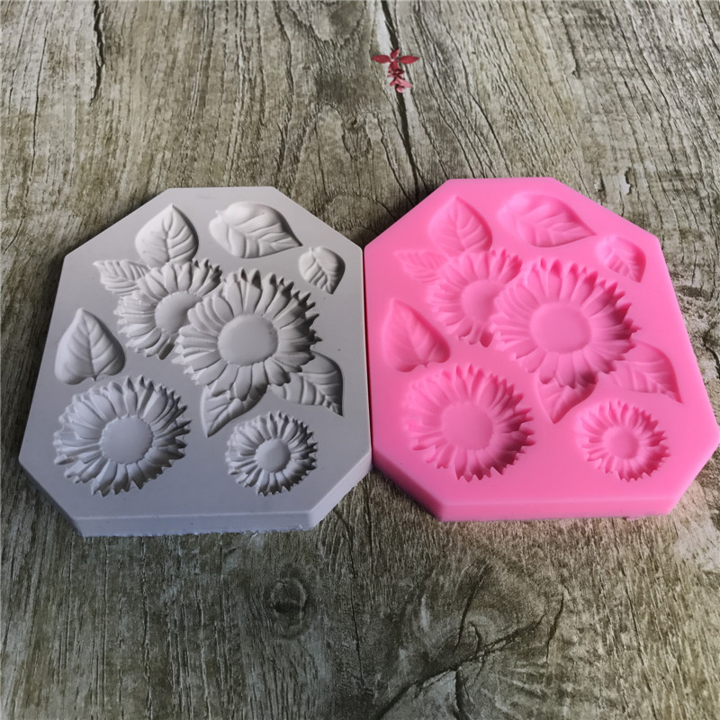 diy翻糖蛋糕硅胶模欧式浮雕花藤巧克力滴胶陶泥工具批发