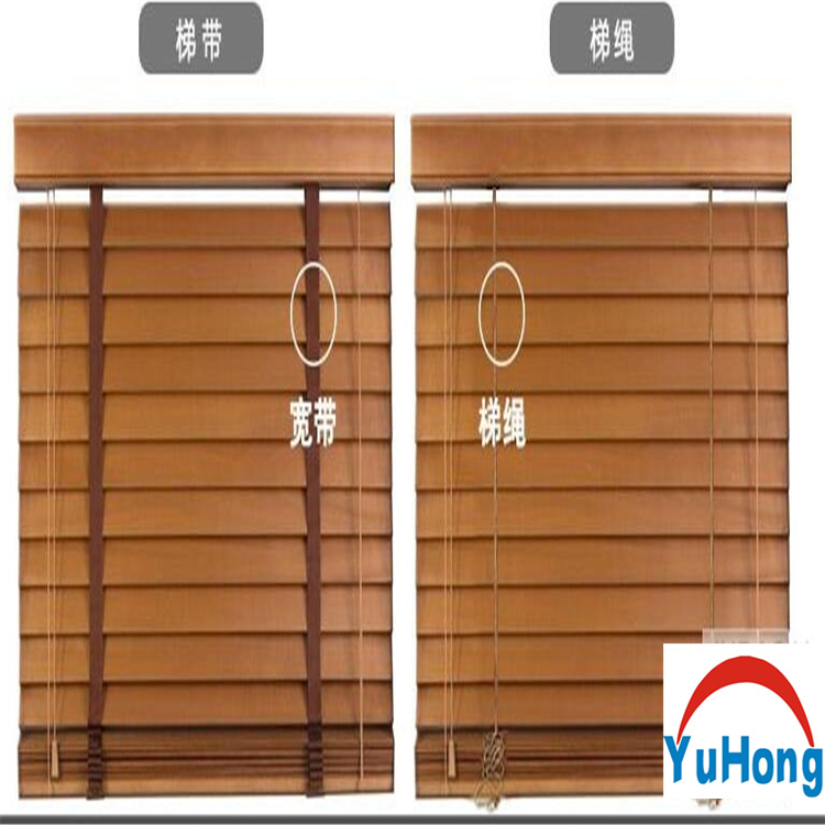 木百叶厚叶片百叶窗拉珠拉绳式百叶窗帘客厅厨房浴室百叶窗定制